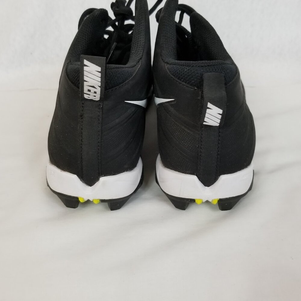 NIKE Alpha Menace Shark Football Cleats Shoes Black Size 10.5 ~ 4393 - Picture 5 of 9